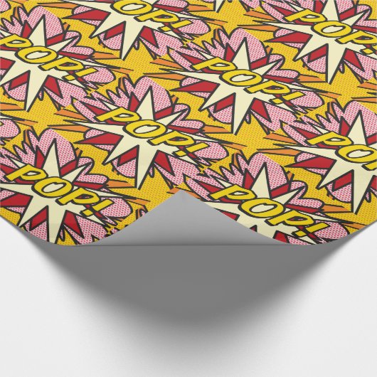 Papier Cadeau Bande dessinée Pop Art POP (Coin)
