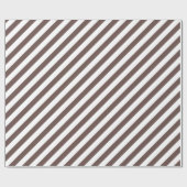 Papier Cadeau Bande diagonale de type moyen (Plat)