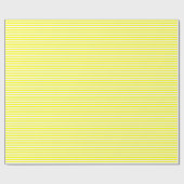 Papier Cadeau Bande jaune (Plat)