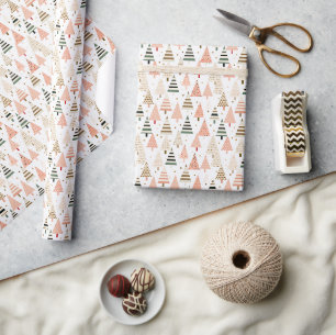 Papier Cadeau Bande Neutre Washi Arbre de Noël Clip Art