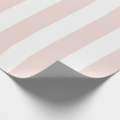 Papier Cadeau Bande rose vierge élégant chic girly (Coin)