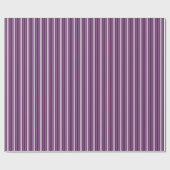 Papier Cadeau Bande victorienne violette (Plat)
