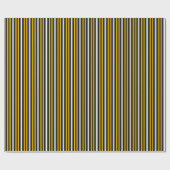 Papier Cadeau Bandes arc-en-ciel blanc jaune (Plat)