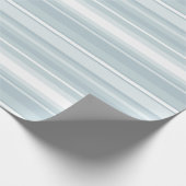 Papier Cadeau Bandes bleu glace (Coin)