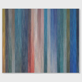 Papier Cadeau Bandes colorées (Plat)