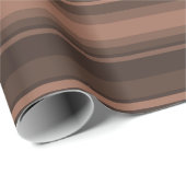 Papier Cadeau Bandes de chocolat (Coin rond)