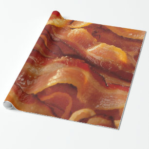 Papier Cadeau Bandes de grésillement chaudes de lard