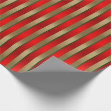 Bandes de Noël rouge, vert et or