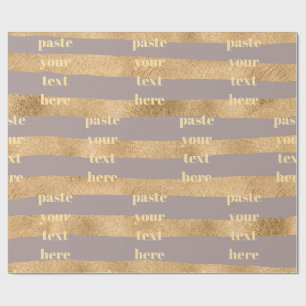 Papier Cadeau Bandes de paillettes de luxe