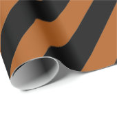 Papier Cadeau Bandes d'Halloween (Coin rond)