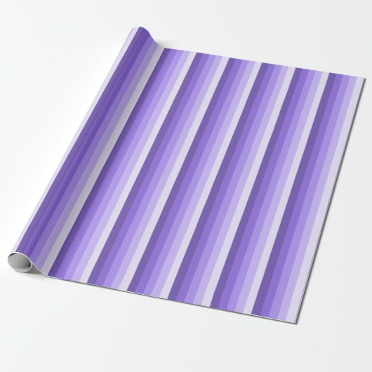Papier Cadeau Bandes d'ombre violette (Déroulé)