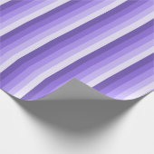 Papier Cadeau Bandes d'ombre violette (Coin)