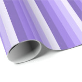 Papier Cadeau Bandes d'ombre violette (Coin rond)