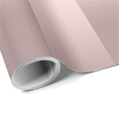 Papier Cadeau Bandes d'or rose look métallique (Coin rond)