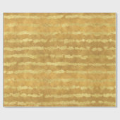 Papier Cadeau Bandes Gold Glitz (Plat)