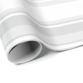 Papier Cadeau Bandes gris clair (Coin rond)
