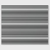Papier Cadeau Bandes grises (Plat)