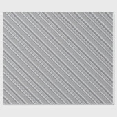 Papier Cadeau Bandes grises (Plat)