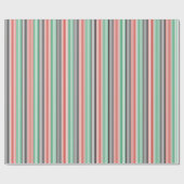 Papier Cadeau Bandes modernes de Kwanzaa (Plat)