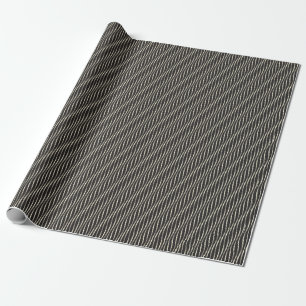 Papier Cadeau Bandes ondulées dorées, texture luxueuse
