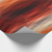 Papier Cadeau Bandes orange (Coin)