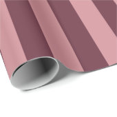 Papier Cadeau Bandes roses (Coin rond)