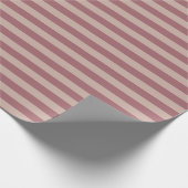 Papier Cadeau Bandes roses (Coin)