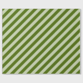 Papier Cadeau Bandes vertes (Plat)