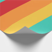 Papier Cadeau Bandes verticales multicolores (Coin)