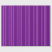 Papier Cadeau Bandes violettes en gras (Plat)