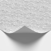 Papier Cadeau Bandes Zigzag noir et blanc (Coin)