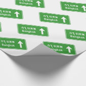 Papier Cadeau Bangkok A ⚠ Voyage Autoroutier Thaïlandais ⚠ (Coin)