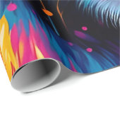 Papier Cadeau Banksy DJ Monkey Gorilla Chimp (Coin rond)