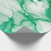 Papier Cadeau Bannière D'Encre D'Alcool De Printemps. Peinture c (Coin)