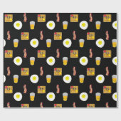 Papier Cadeau Bannière petit-déjeuner (Plat)