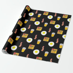 Papier Cadeau Bannière petit-déjeuner