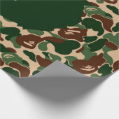 Papier Cadeau bape Camo monkey hypebeast (Coin)