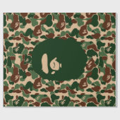 Papier Cadeau bape Camo monkey hypebeast (Plat)