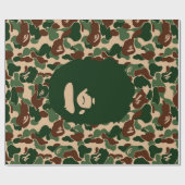 Papier Cadeau bape Camo monkey hypebeast (Plat)