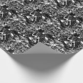 Papier Cadeau Baphomet gothique victorien de cuisine noire (Coin)