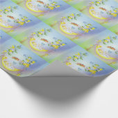 Papier Cadeau Baptême de bébé, baptême (Coin)