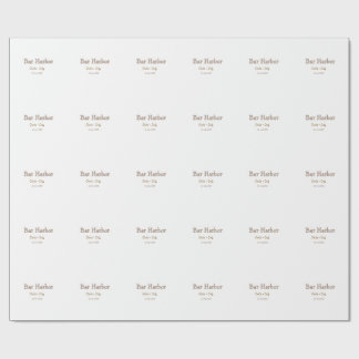 Papier Cadeau Bar Harbor bachelorette party bridesmaid wedding a