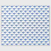 Papier Cadeau Bar Harbour Maine Whale (Plat)