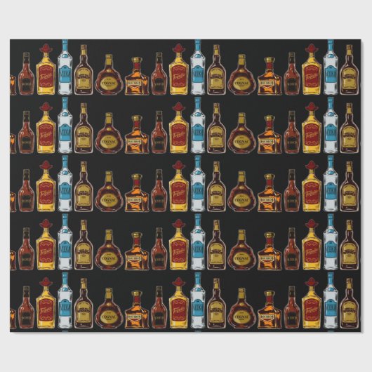 Papier Cadeau Bar ouvert  (Plat)