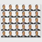 Papier Cadeau Barack Obama (Plat)