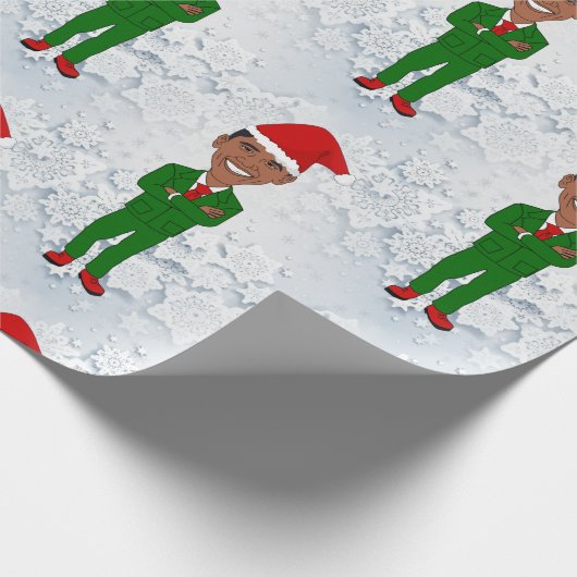Papier Cadeau barack obama santas (Coin)