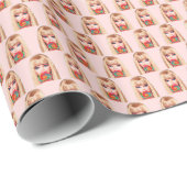 Papier Cadeau Barb Wrapping Paper (Coin rond)