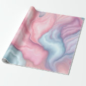 Papier Cadeau Barbe à papa abstraite (Déroulé)