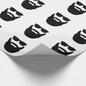 Papier Cadeau Barbe et lunettes de soleil (Coin)