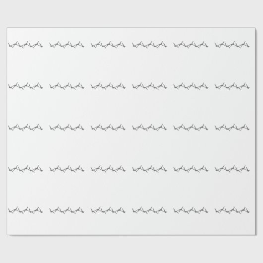 Papier Cadeau Barbelé (Plat)